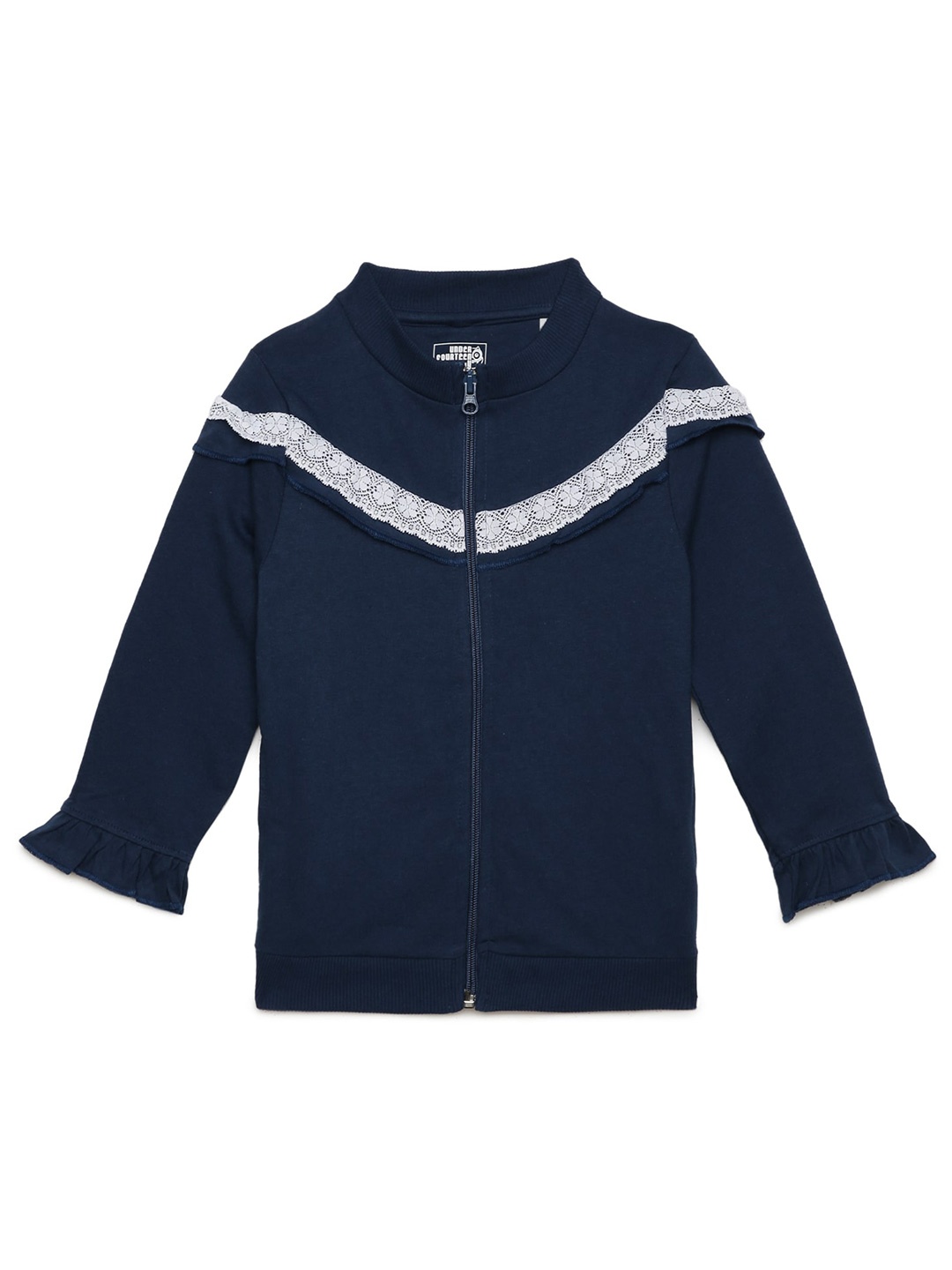 

UNDER FOURTEEN ONLY Girls Blue Cotton Sweatshirt