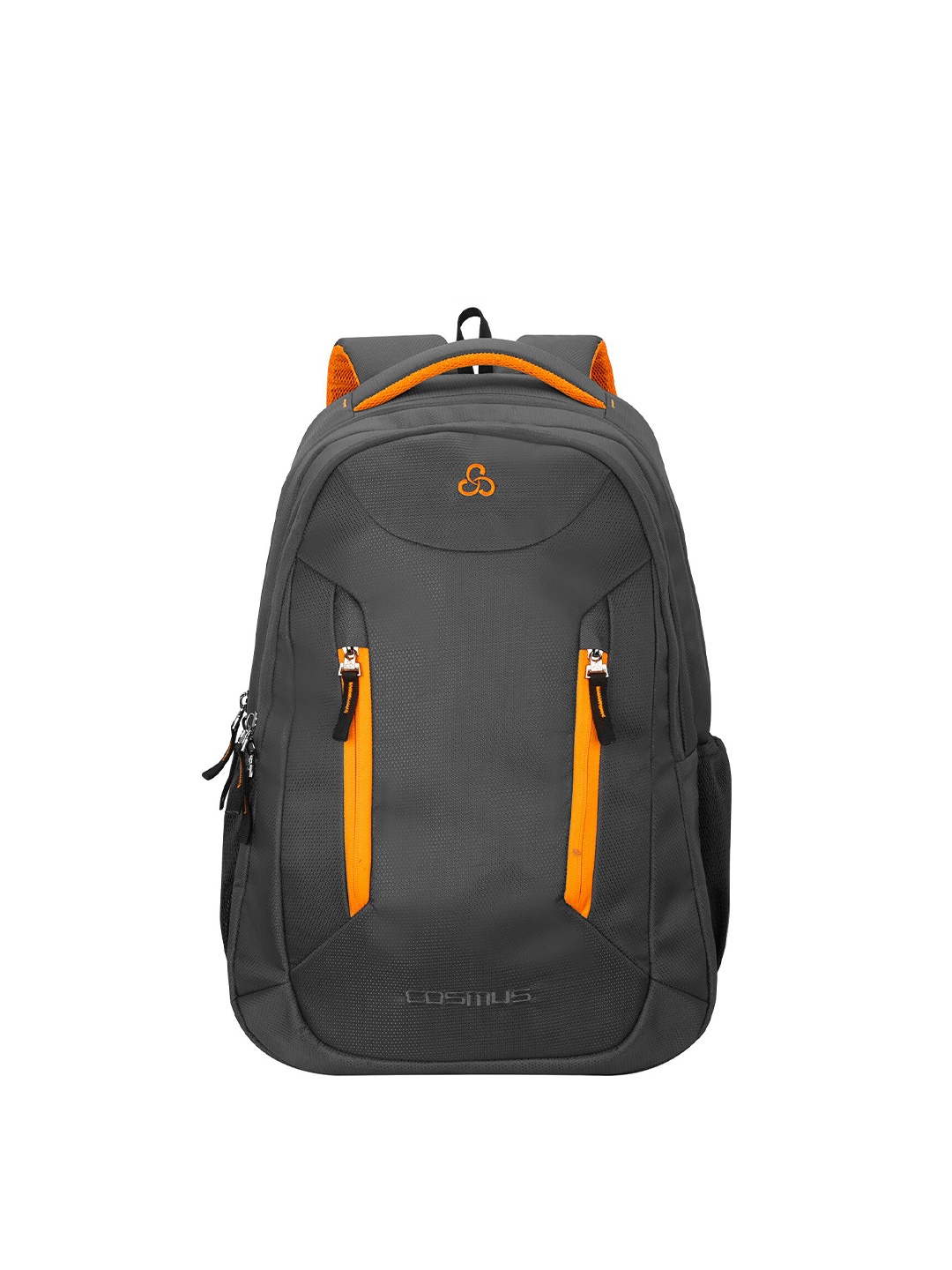 

COSMUS Unisex Grey & Orange Laptop Bag