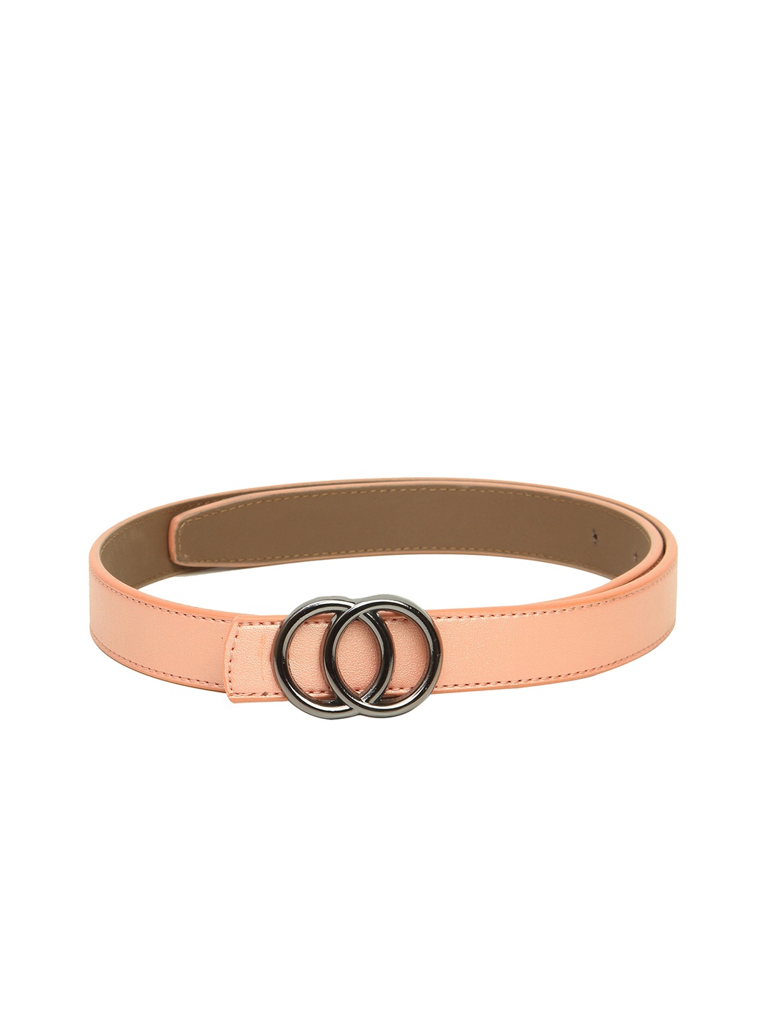 

Calvadoss Women Peach-Coloured Solid Belt