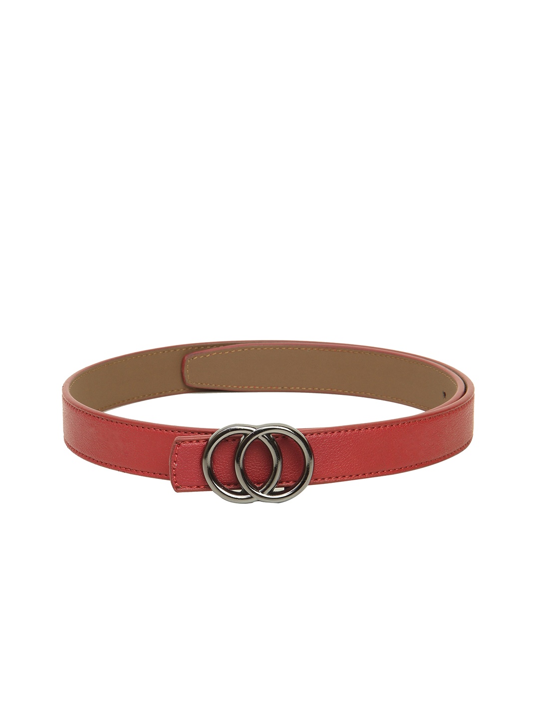 

Calvadoss Women Red Textured Belt