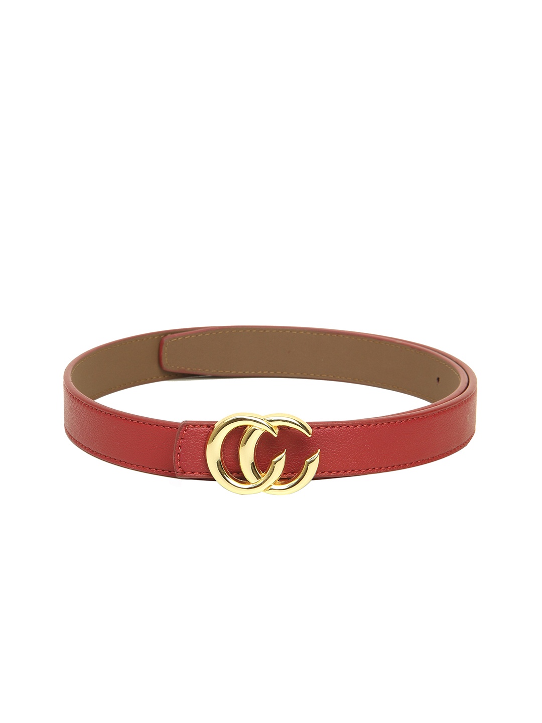 

Calvadoss Women Red Textured Belt