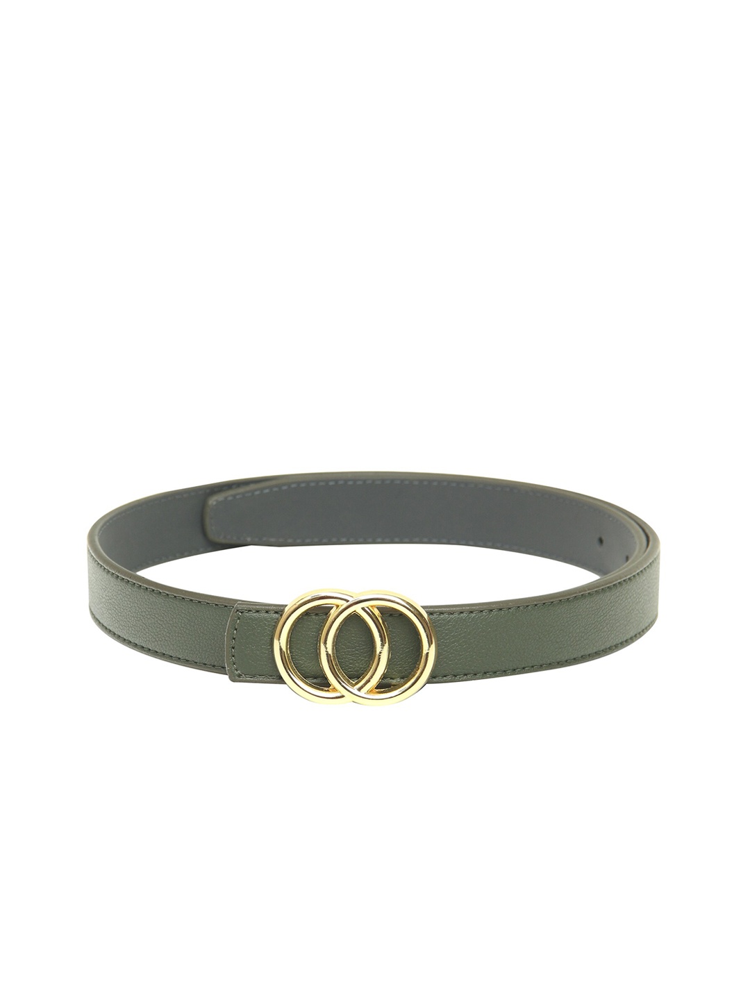 

Calvadoss Women Green Textured Belt
