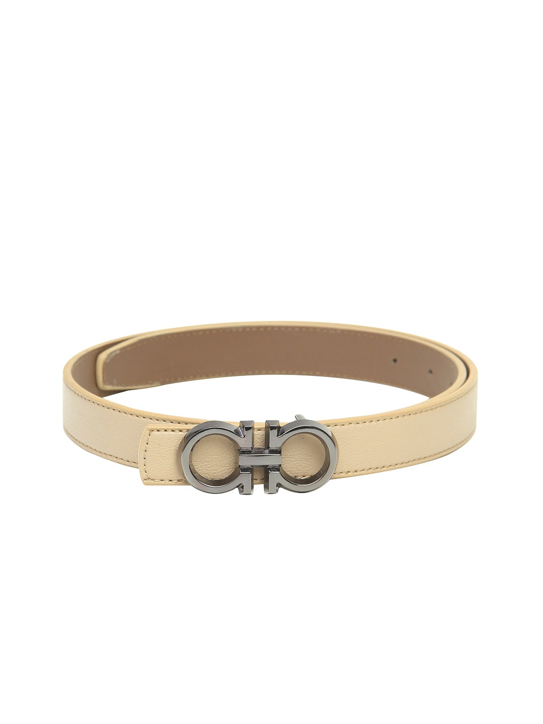 

Calvadoss Women Beige Textured Belt