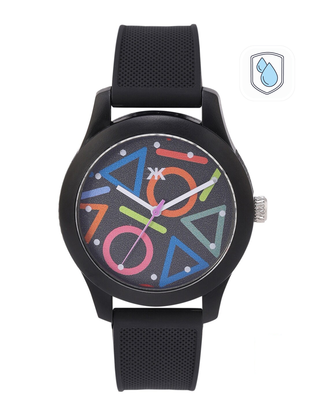 

Kook N Keech Men Black Printed Dial & Black Straps Analogue Watch KNK9-B