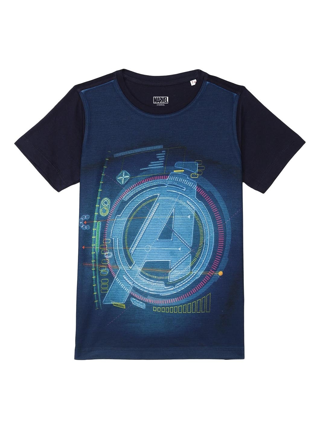 

Marvel by Wear Your Mind Boys Navy Blue Avengers Printed T-shirt