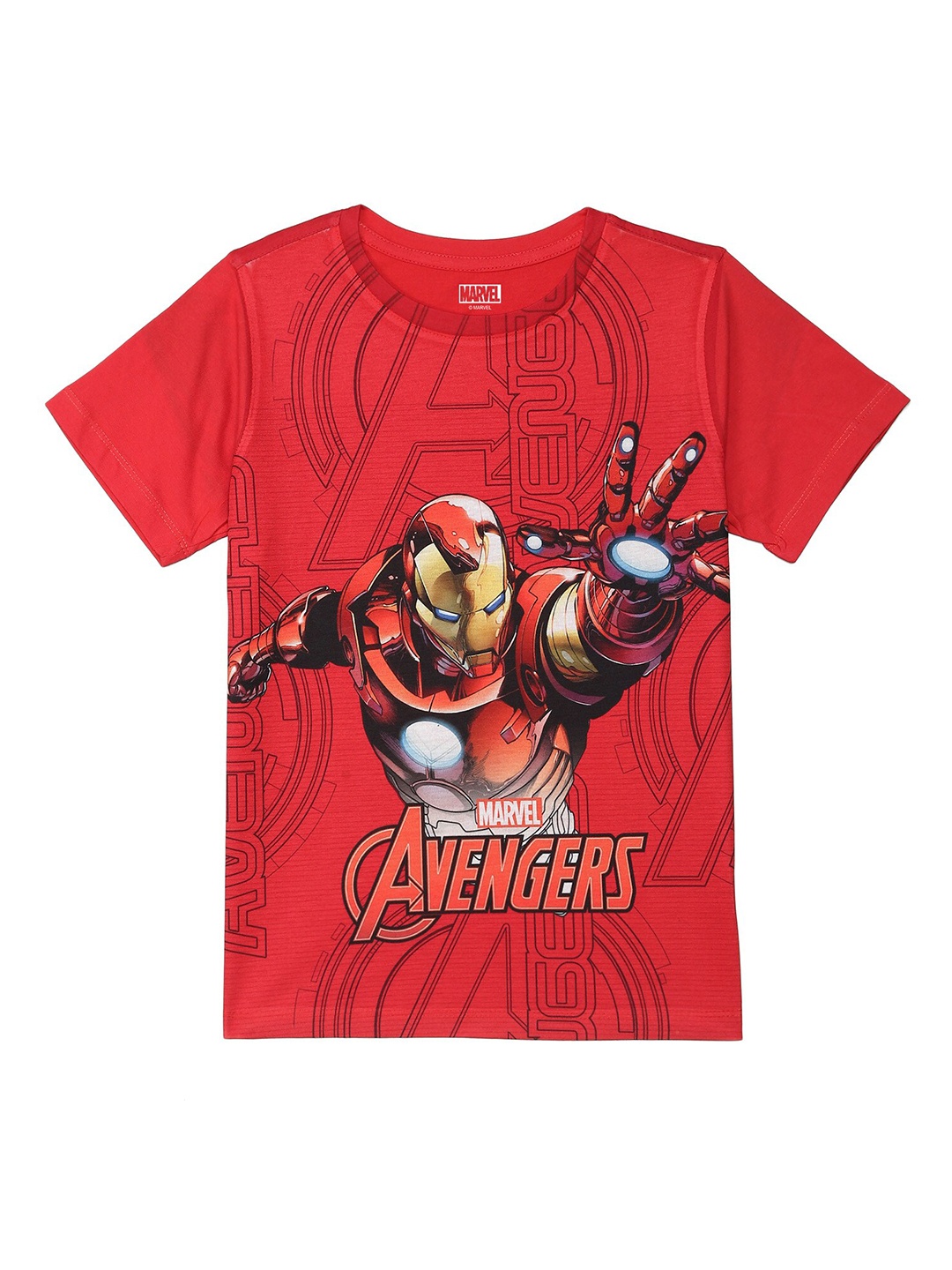 

Marvel by Wear Your Mind Boys Red Iron Man Printed T-shirt