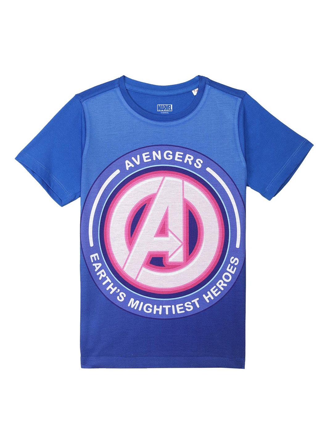 

Marvel by Wear Your Mind Boys Blue Avengers Printed T-shirt