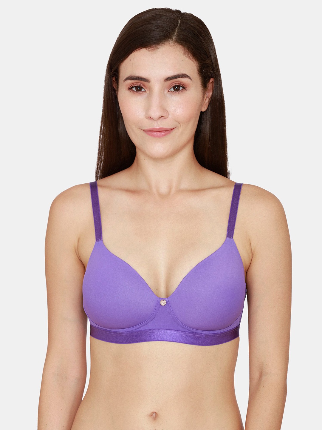 

Zivame Purple T-shirt Bra - Lightly Padded