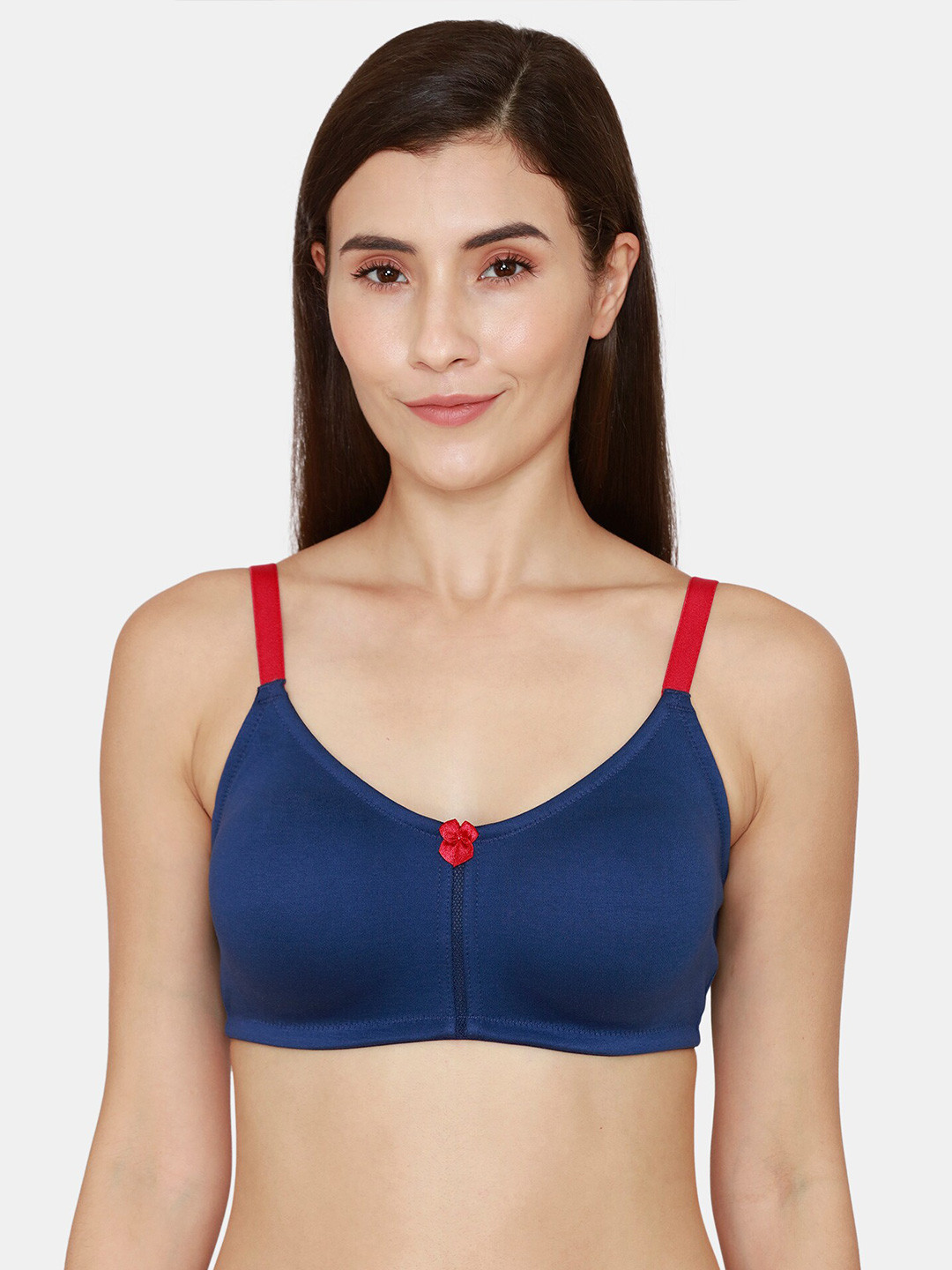 

Zivame Women Blue Solid Tshirt Bra