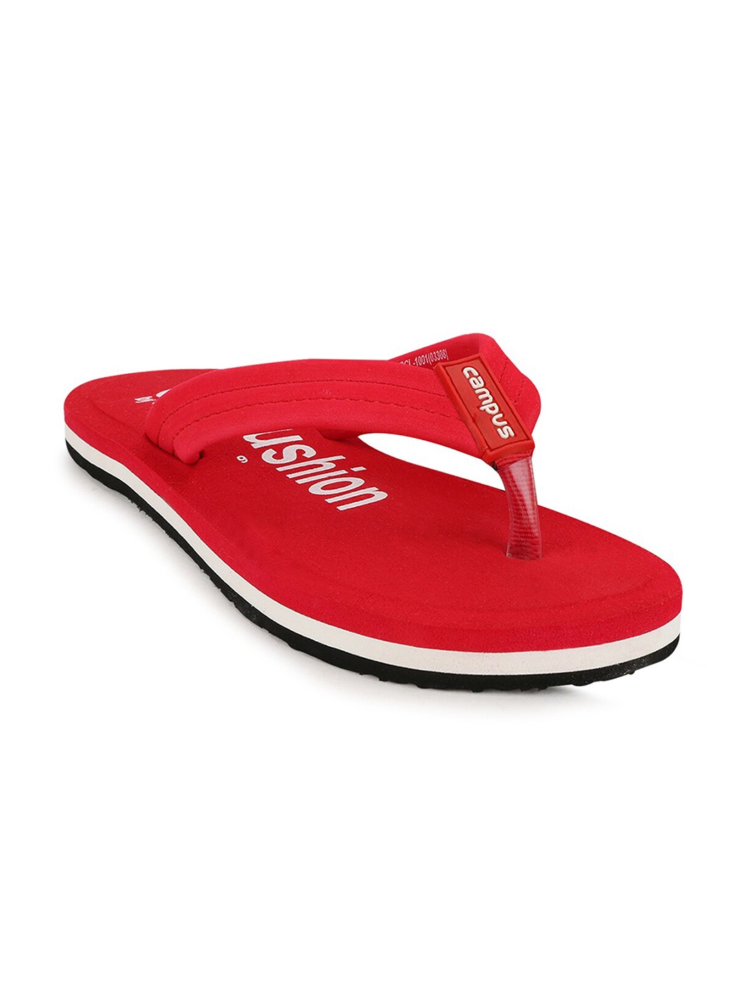 

Campus Women Red Printed Thong Flip-Flops