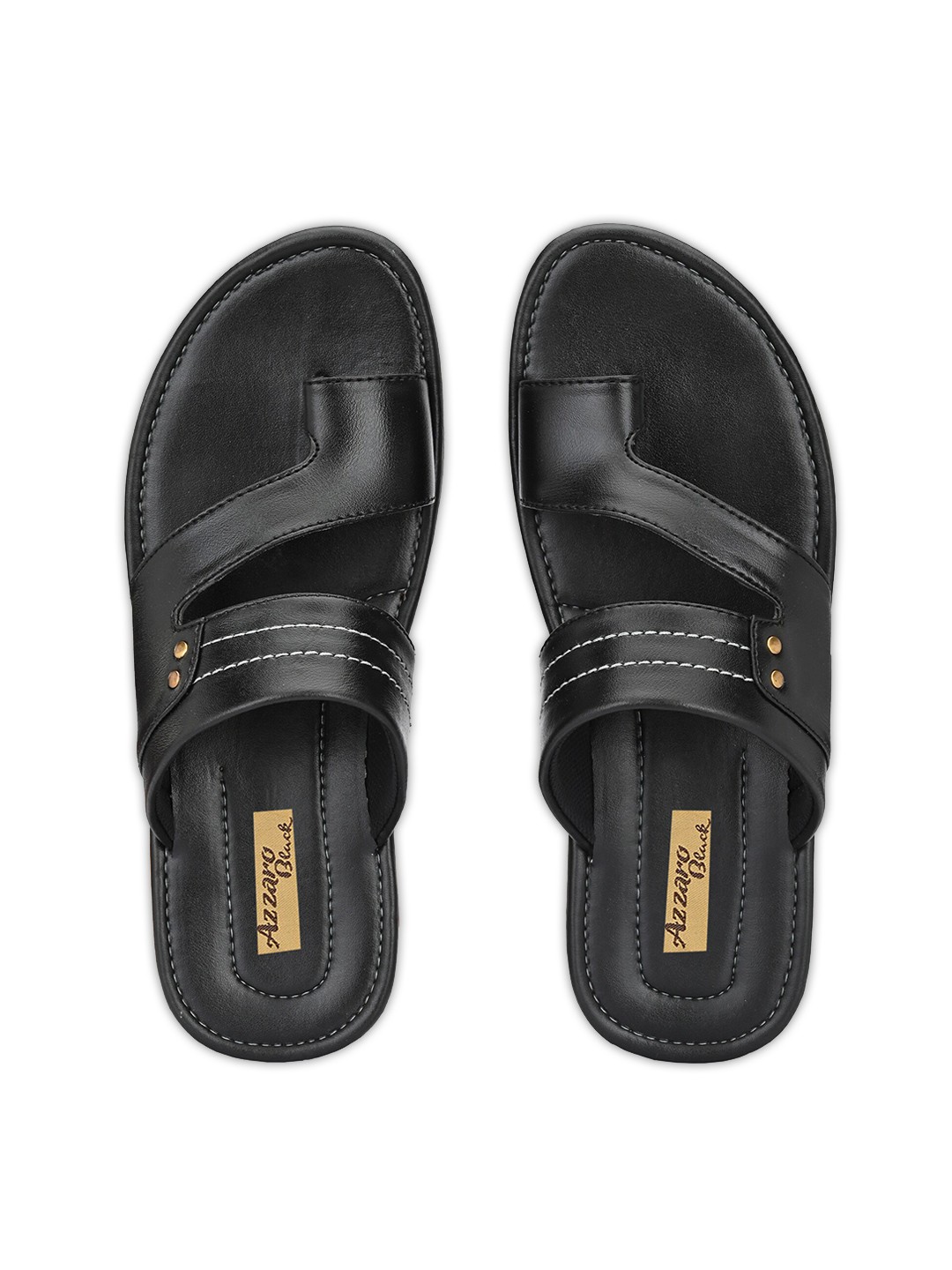 

Azzaro Black Men Black Comfort Sandals