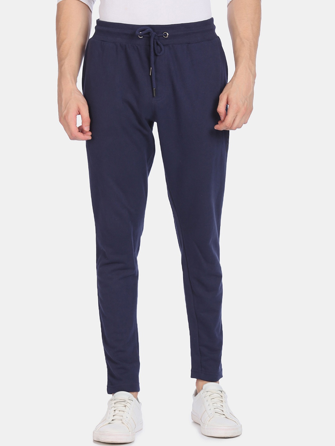 

Aeropostale Men Blue Solid Straight Fit Track Pant