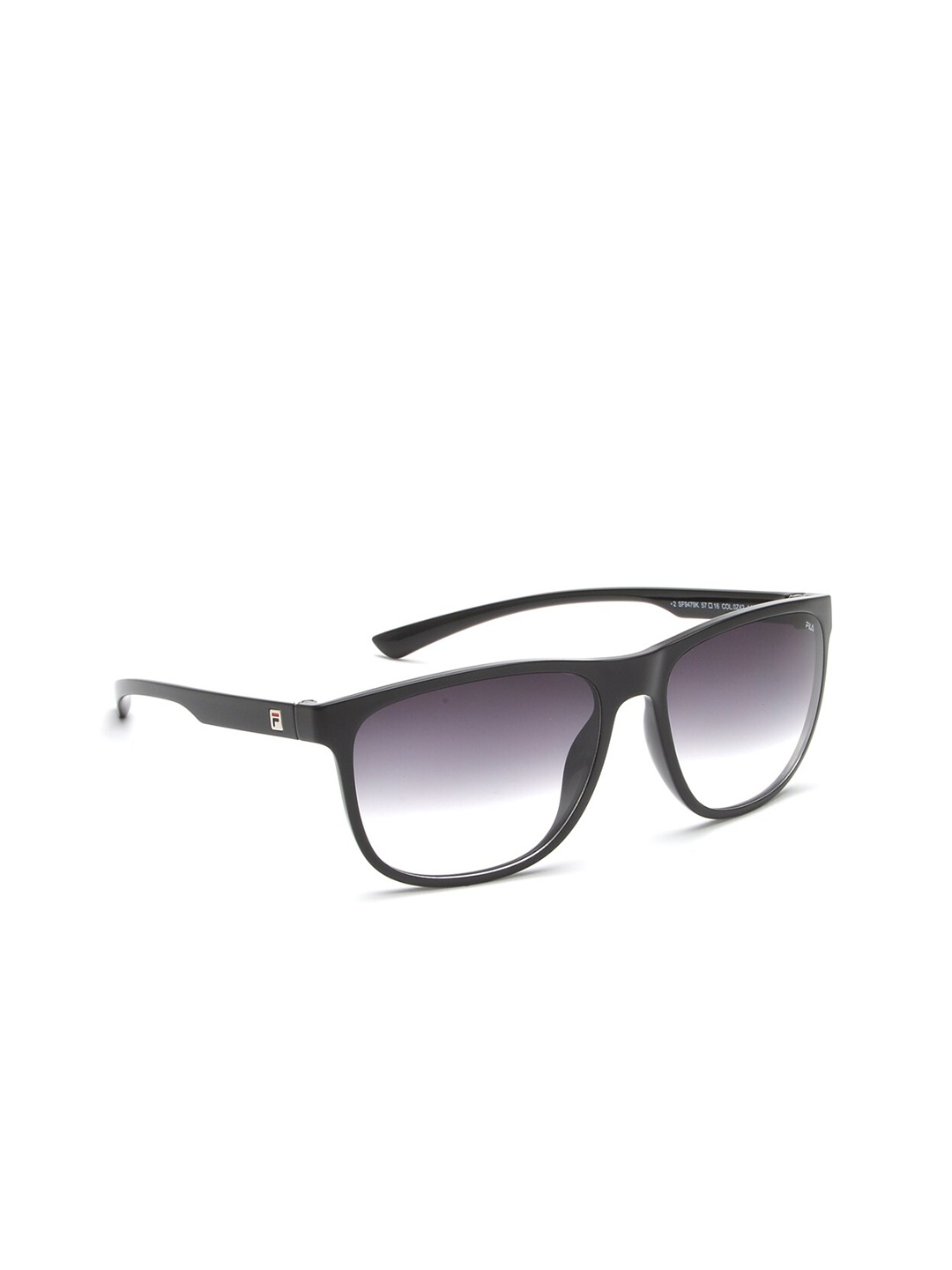 

FILA Men Black Square Sunglasses with Polarised Lens