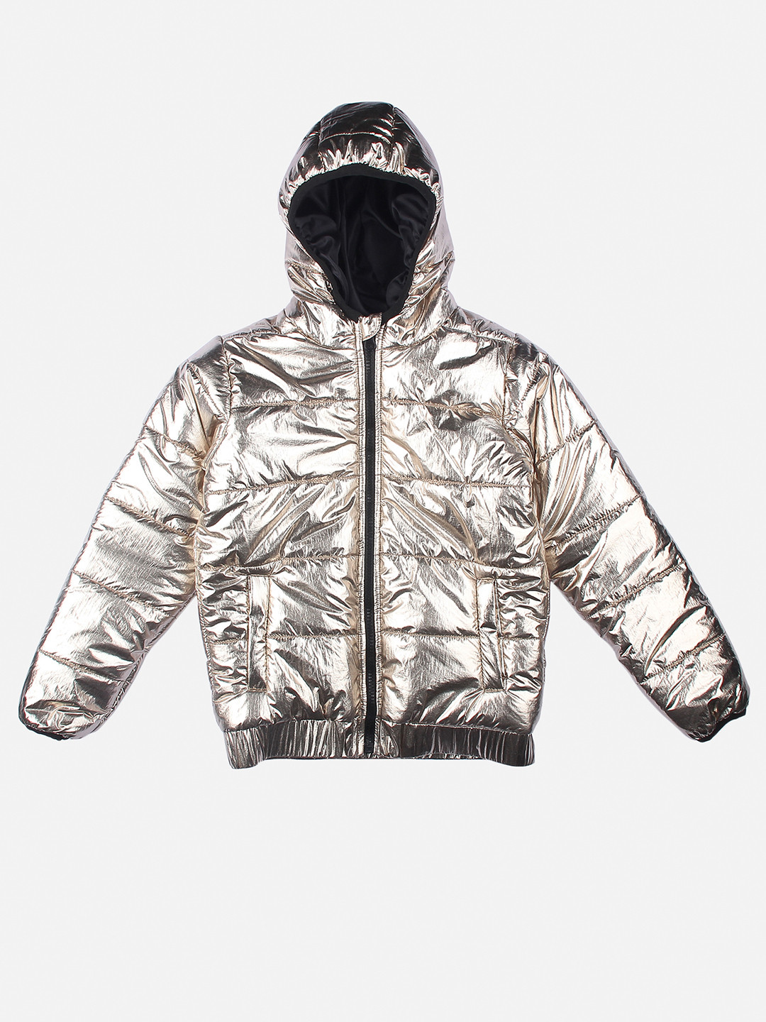 

GOJI Girls Copper-Toned Lightweight Padded Jacket