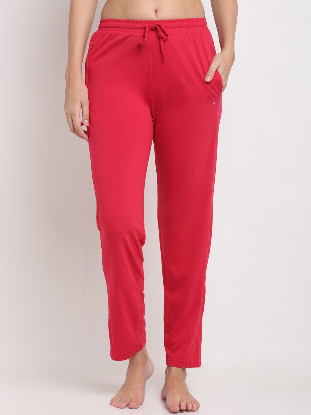 

ANTI CULTURE Women Orange Solid Regular Track Pant