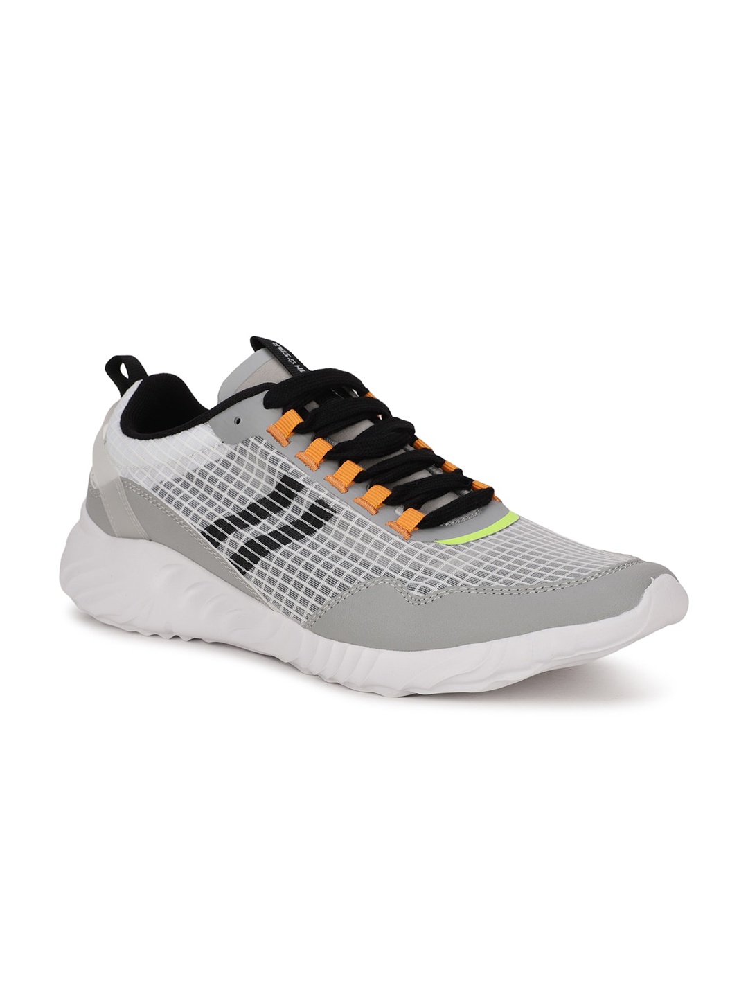 

North Star Men Grey Woven Design Sneakers