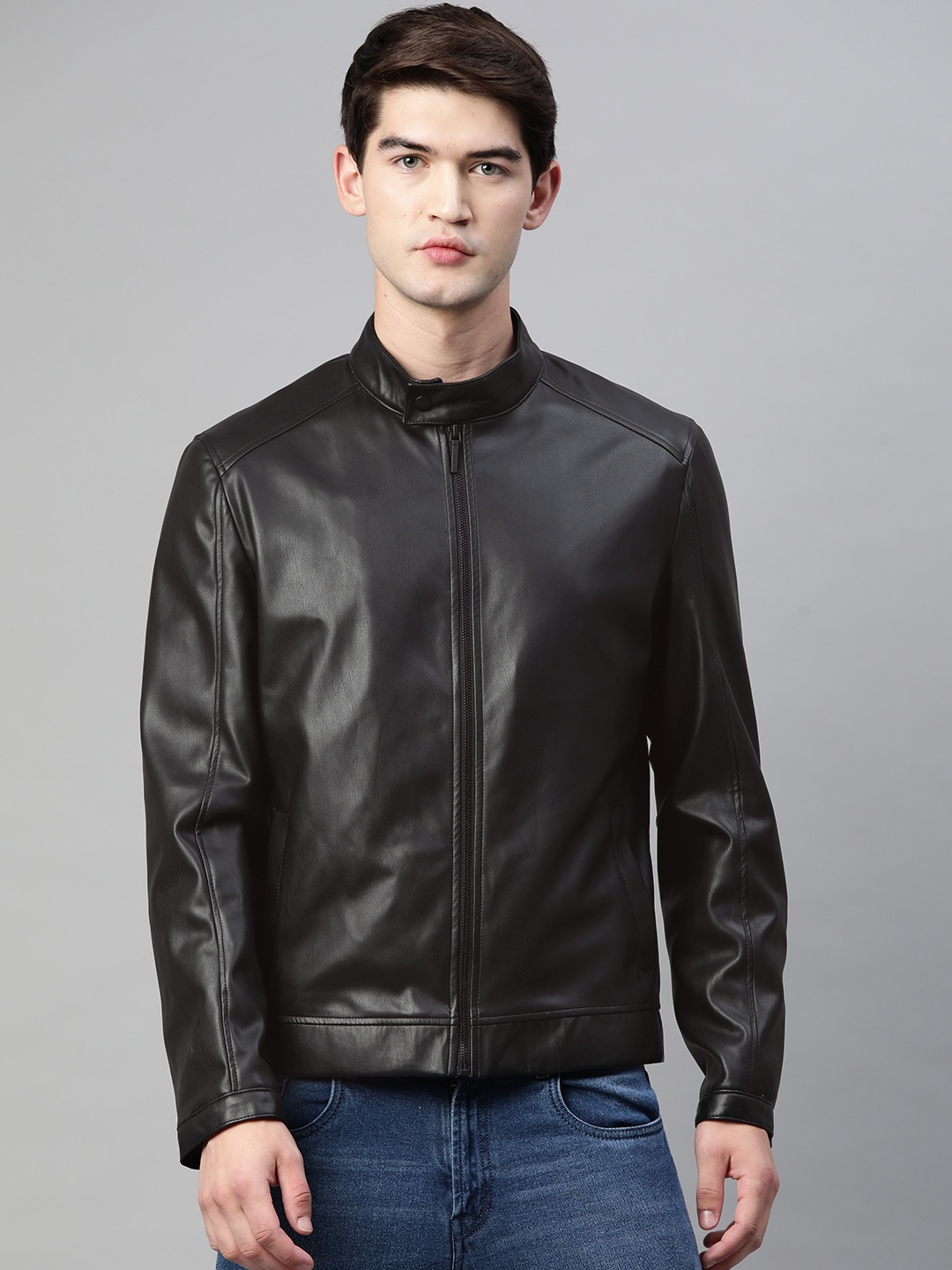 

Marks & Spencer Men Black Solid Tailored Jacket