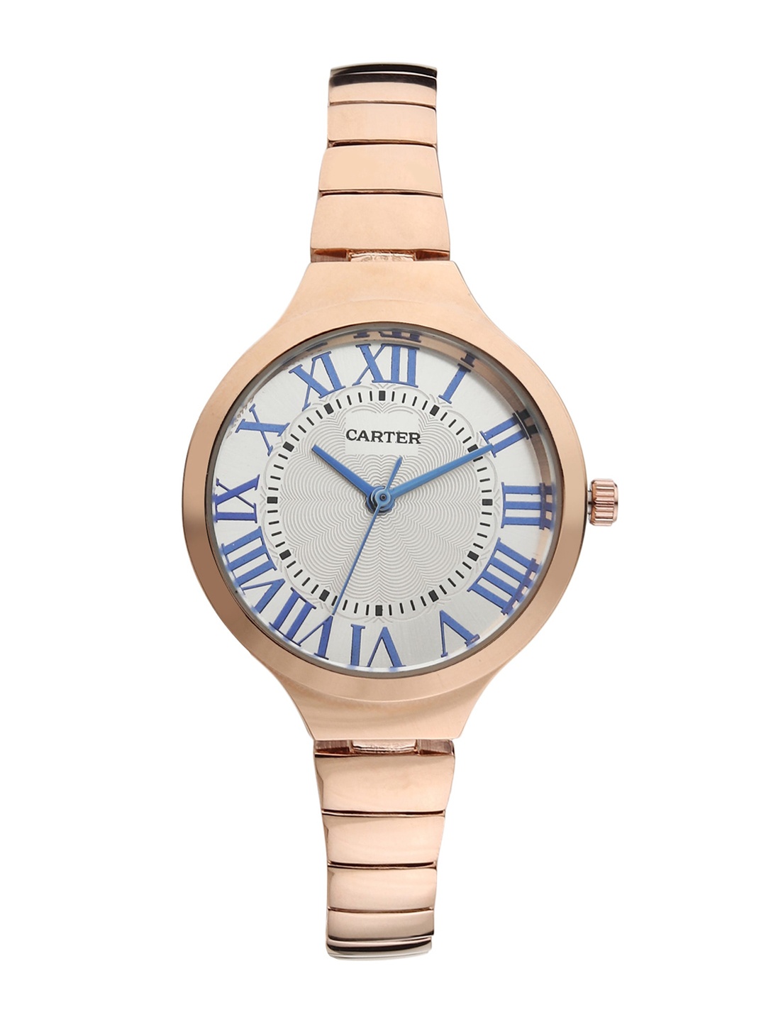 

Sandy D Carter Women White Dial & Gold Toned Analogue Watch - SD-Carter-12-WH