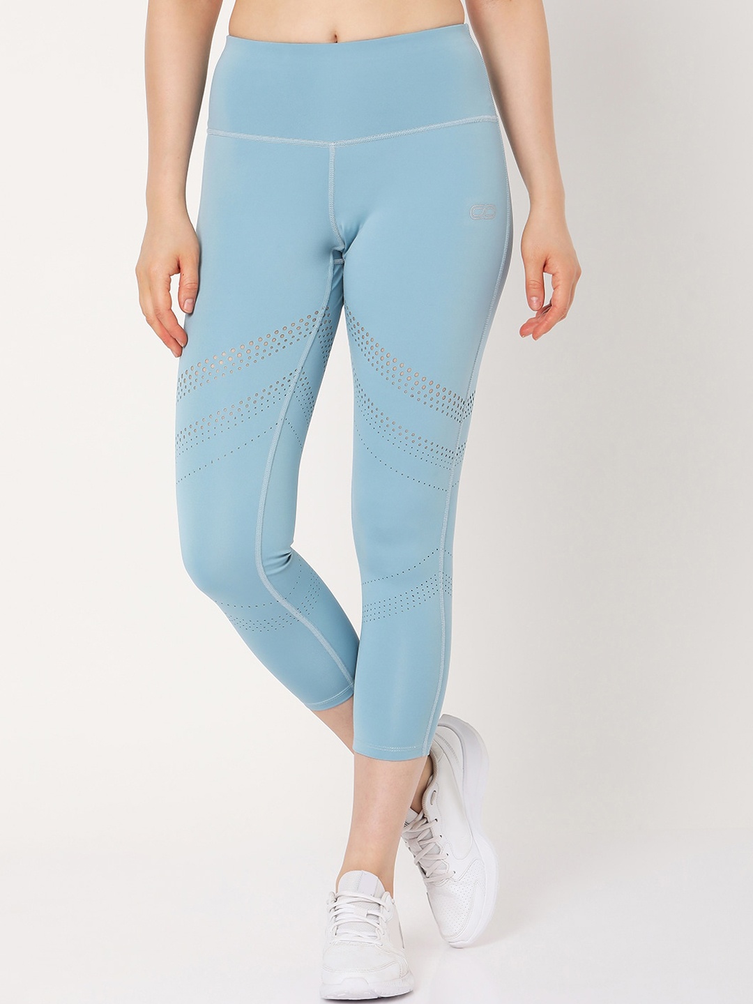 

Silvertraq Women Blue Printed Tights