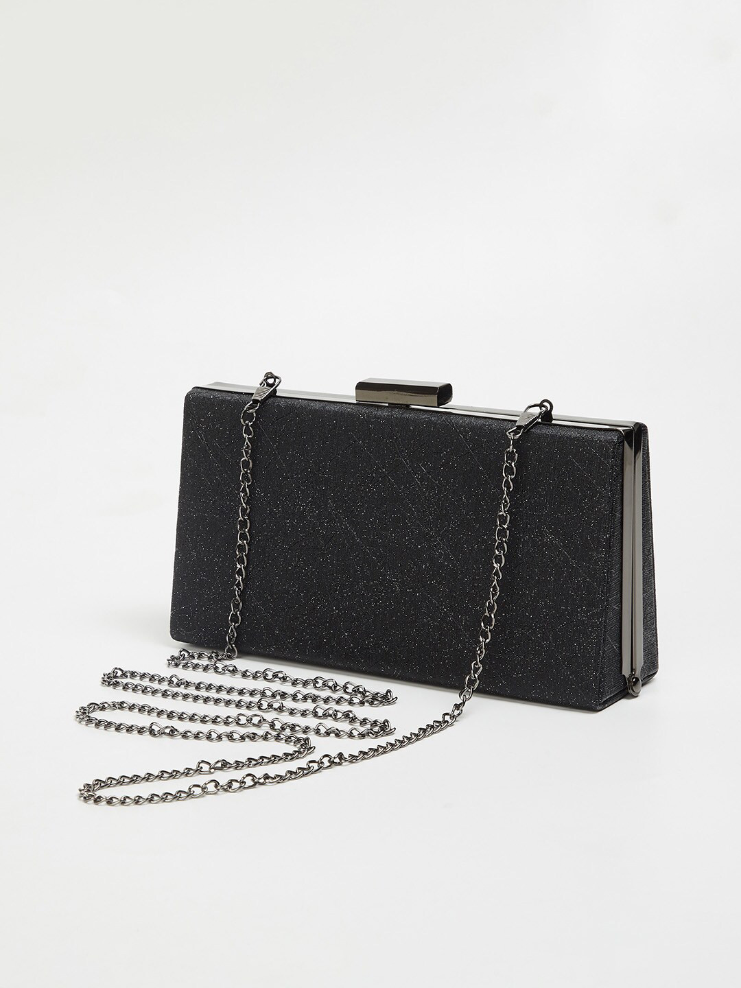 

CODE by Lifestyle Black Textured Sling Bag