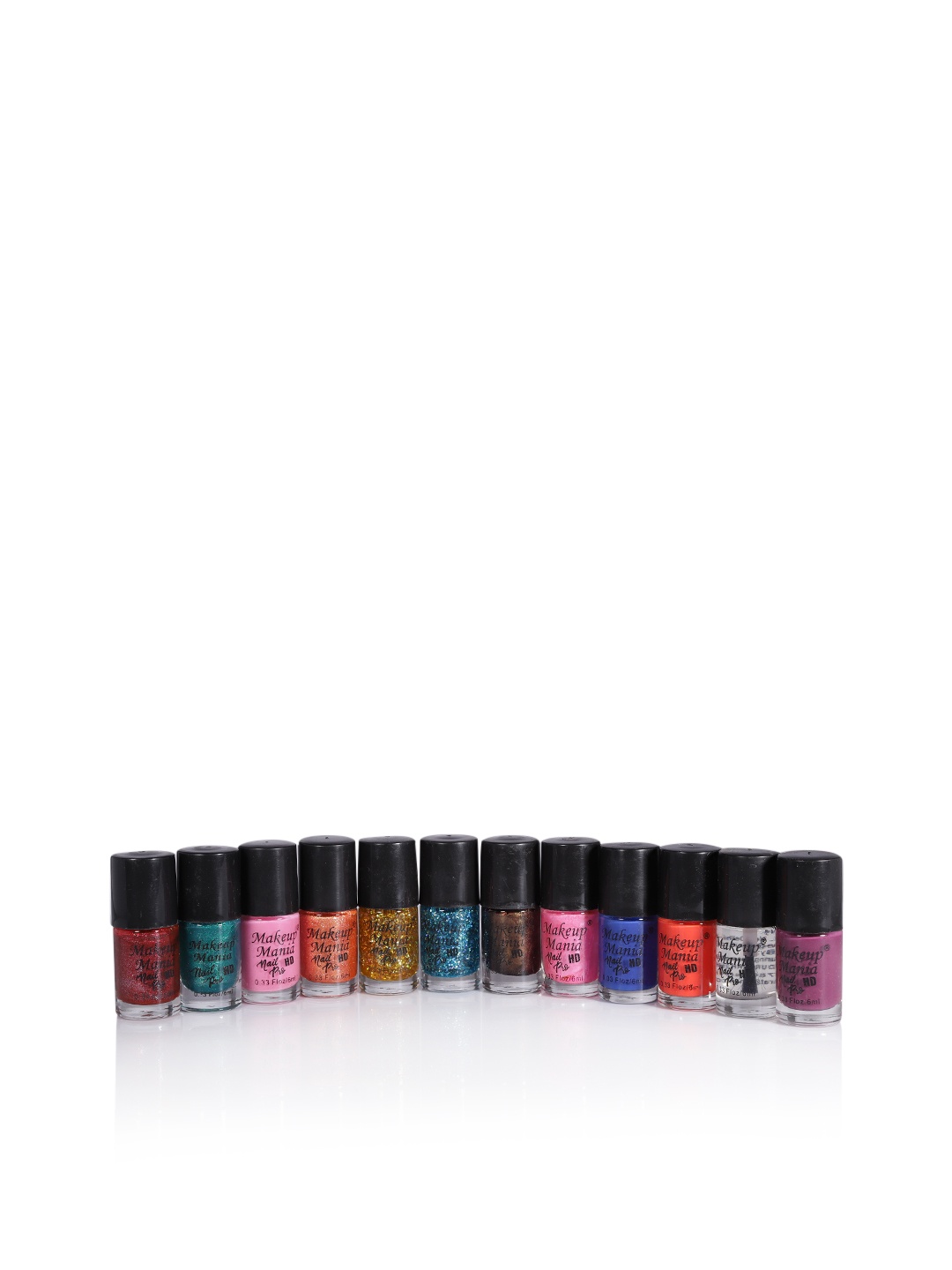 

Makeup Mania Multicolor Set of 12 Nail Poilish, 6ml each, Multi