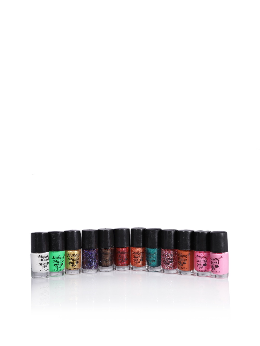 

Makeup Mania Multicolor Set of 12 Nail Poilish, 6ml each, Multi