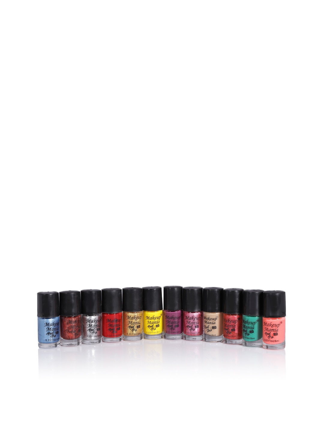 

Makeup Mania Multicolor Set of 12 Nail Poilish, 6ml each, Multi