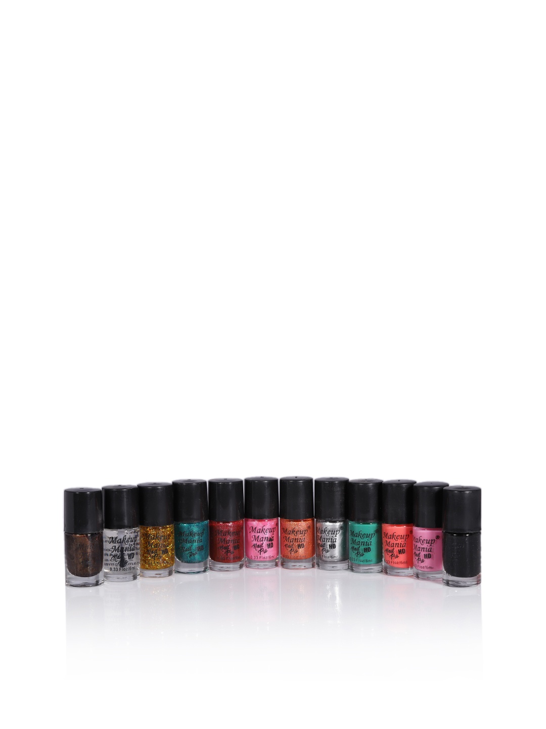 

Makeup Mania Set of 12 Nail Poilish, Multi