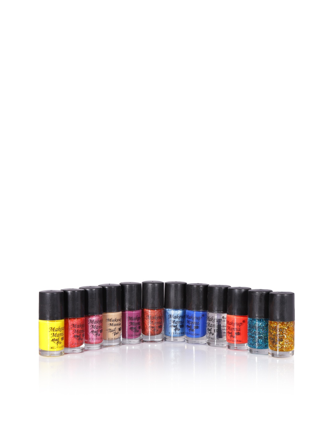 

Makeup Mania Set of 12 Nail Polish, Multi