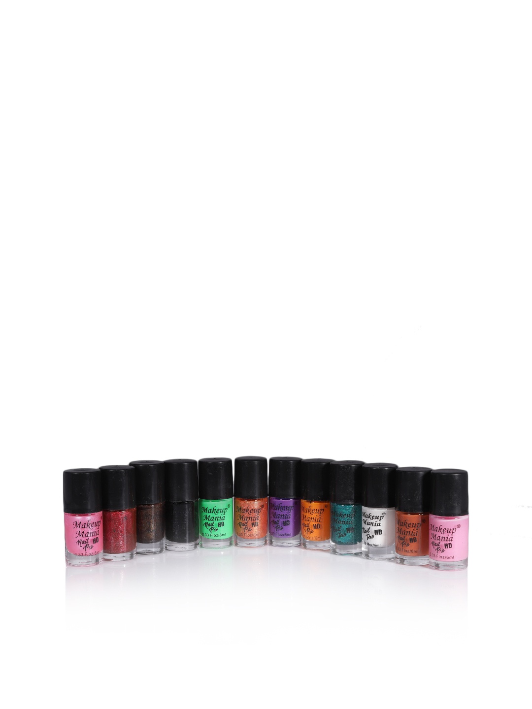 

Makeup Mania Multicolor Set of 12 Nail Poilish, 6ml each, Multi