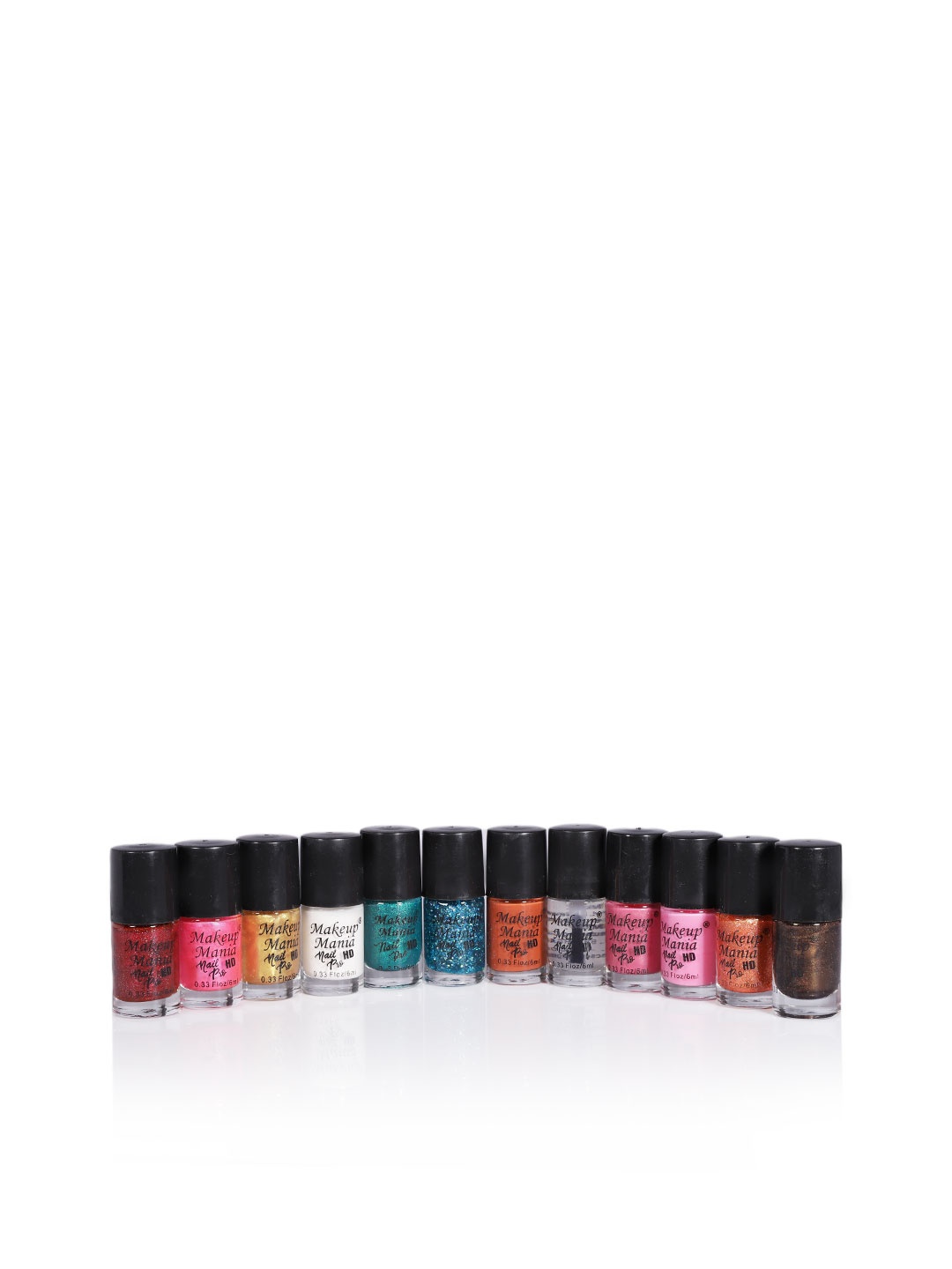 Makeup Mania Nail Poilish Set of 12 Pcs x 6ml each, Multicolor Set No. MM#107, Multi
