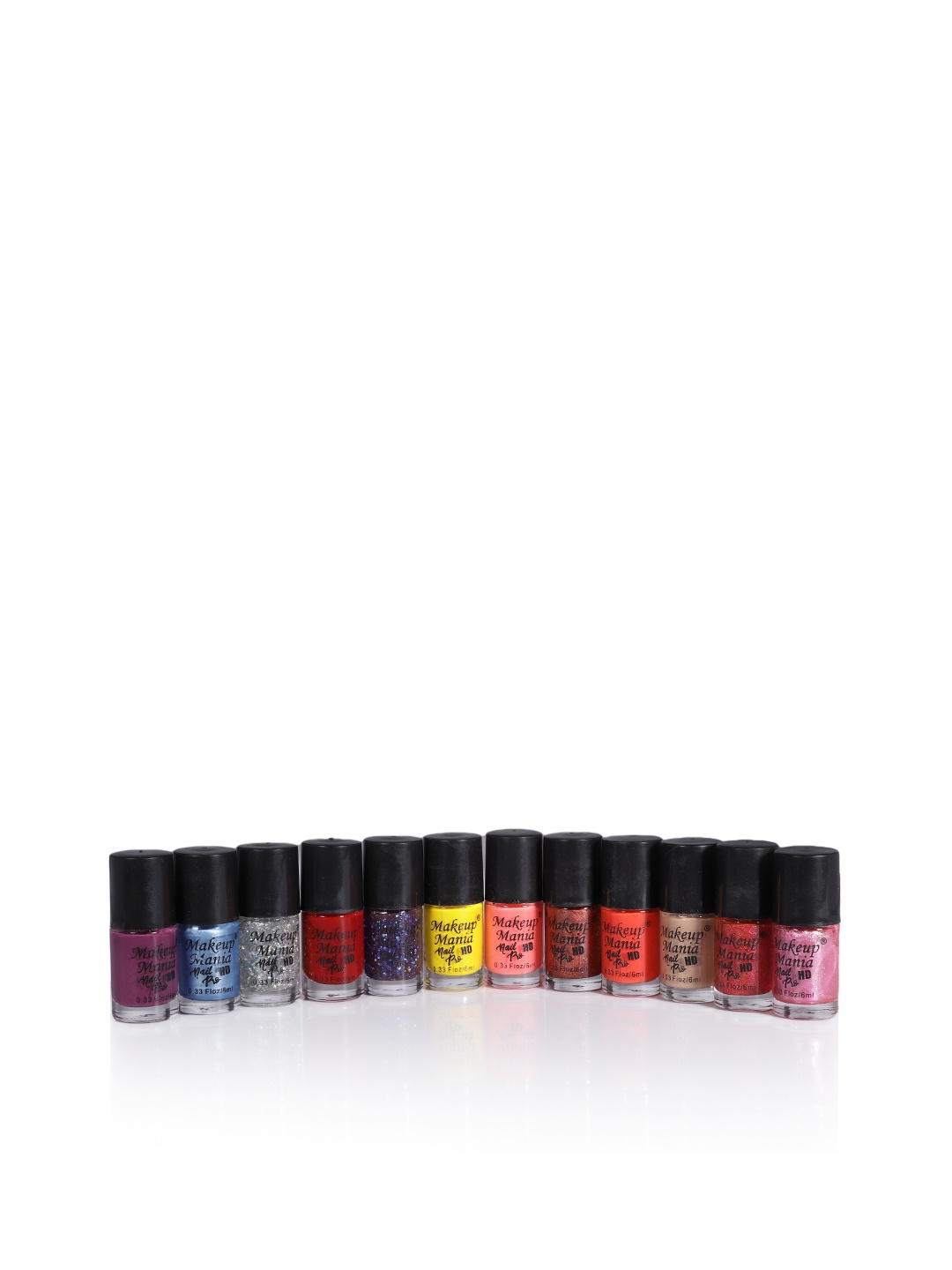 

Makeup Mania Multicolor Set of 12 Nail Poilish, 6ml each, Multi