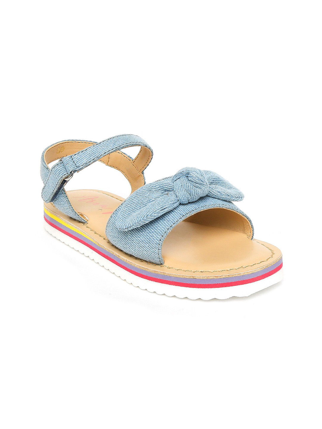 

Aria Nica Girls Blue Open Toe Flats