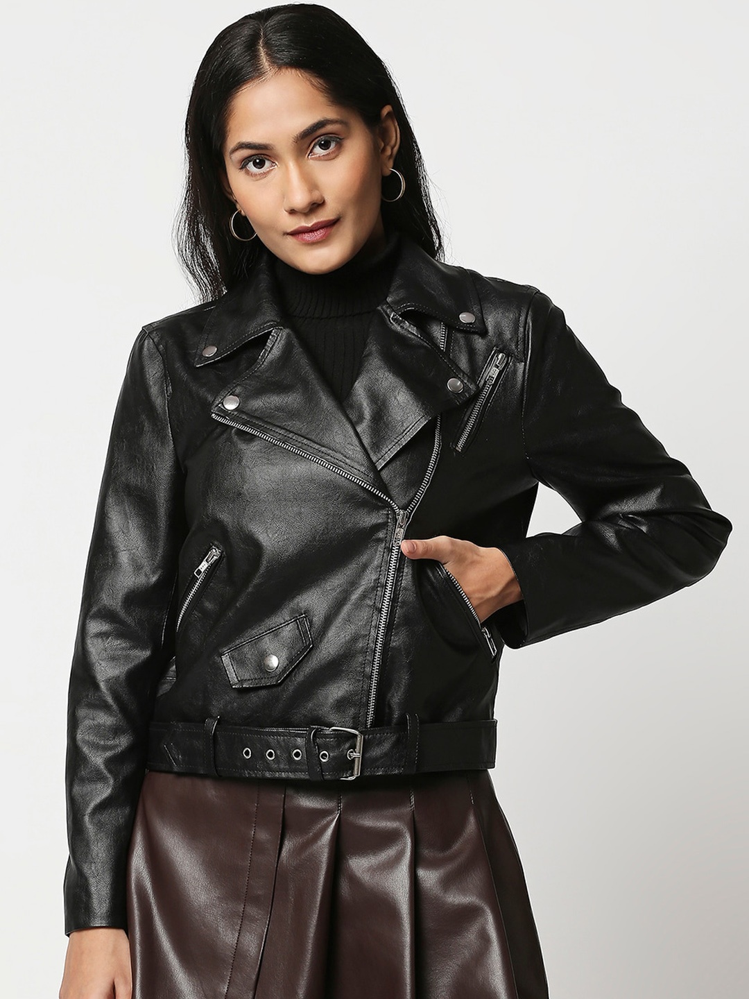

20Dresses Women Black Biker Jacket