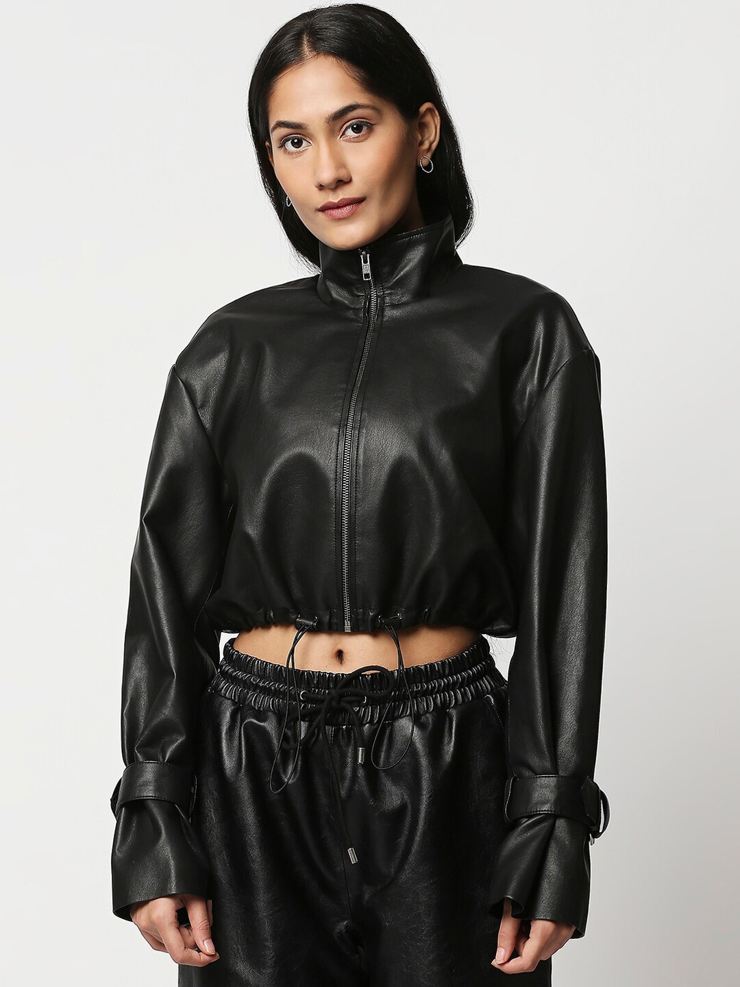 

20Dresses Women Black Crop Tailored Jacket