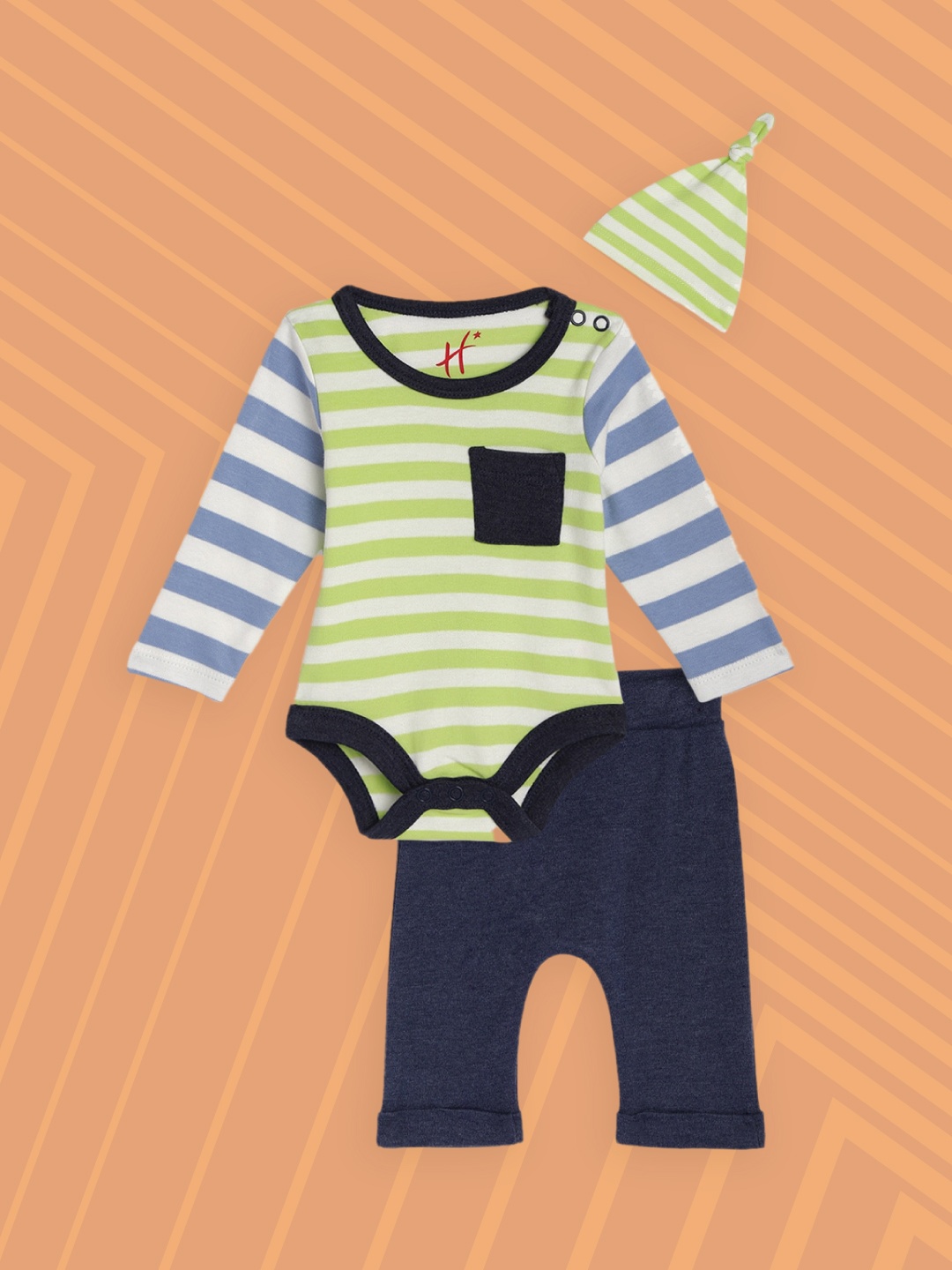 

H By Hamleys Infant Boys Clothing Gift Set, Green