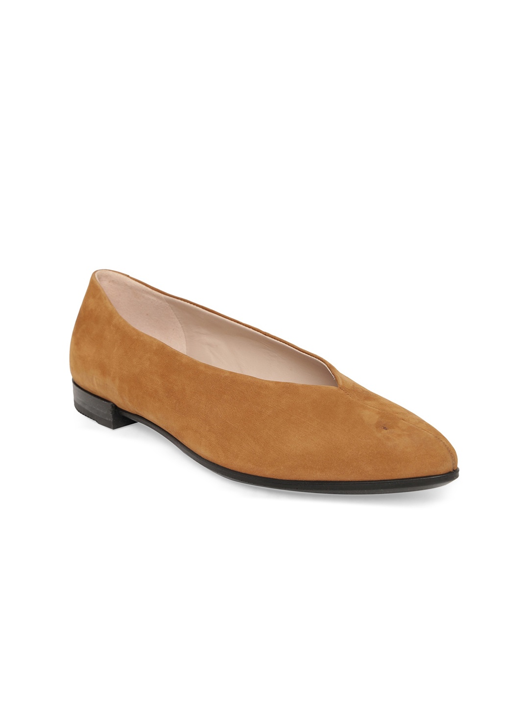 

ECCO Women Pointy Shape Ballerinas, Brown