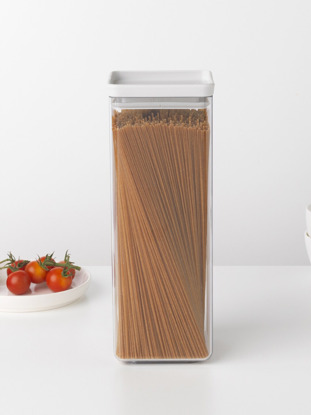 

Brabantia Transparent Solid Square Food Storage Canister