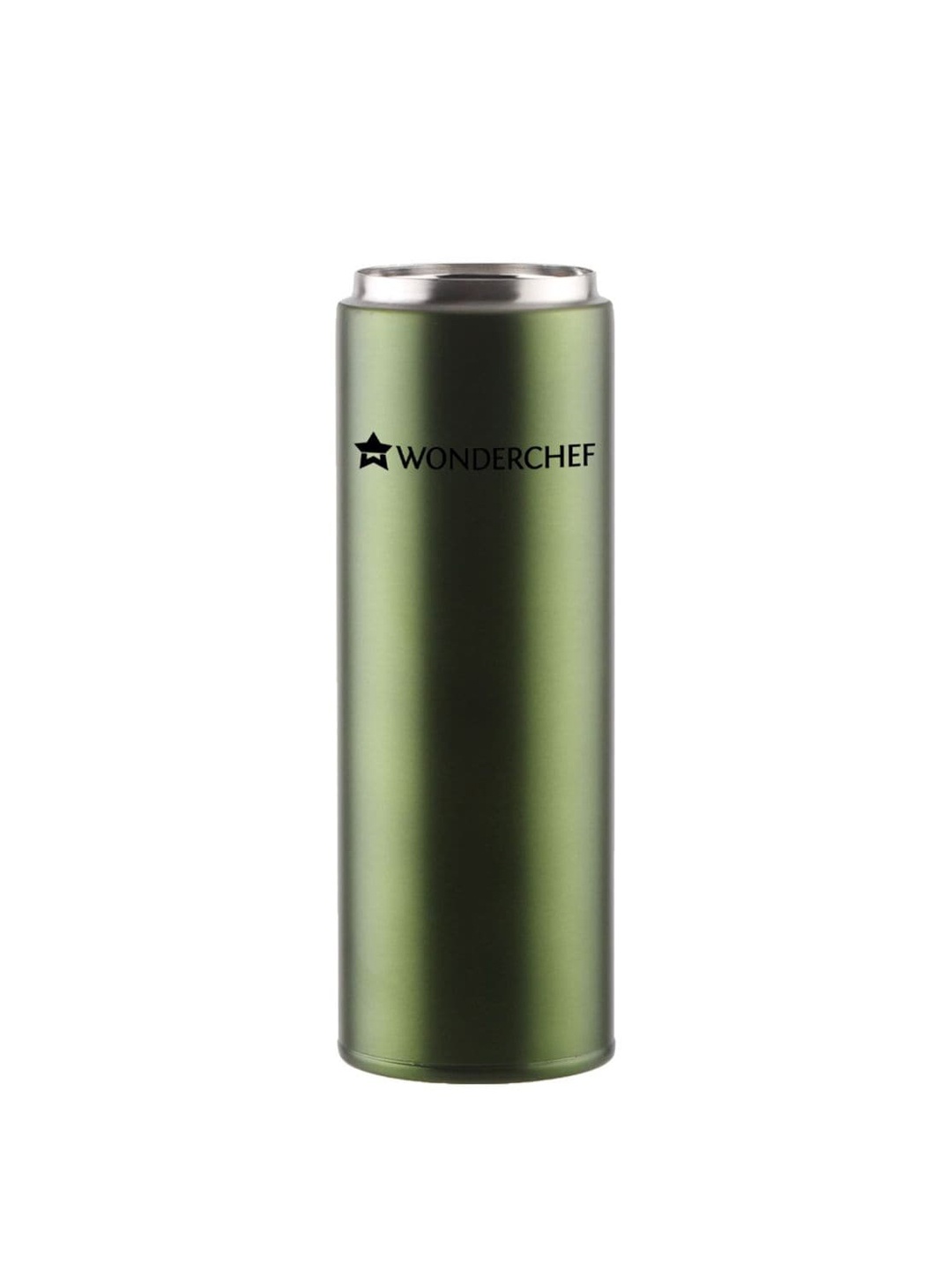 

Wonderchef Olive-Green Solid Double Wall Stainless Steel Flask 500 ML