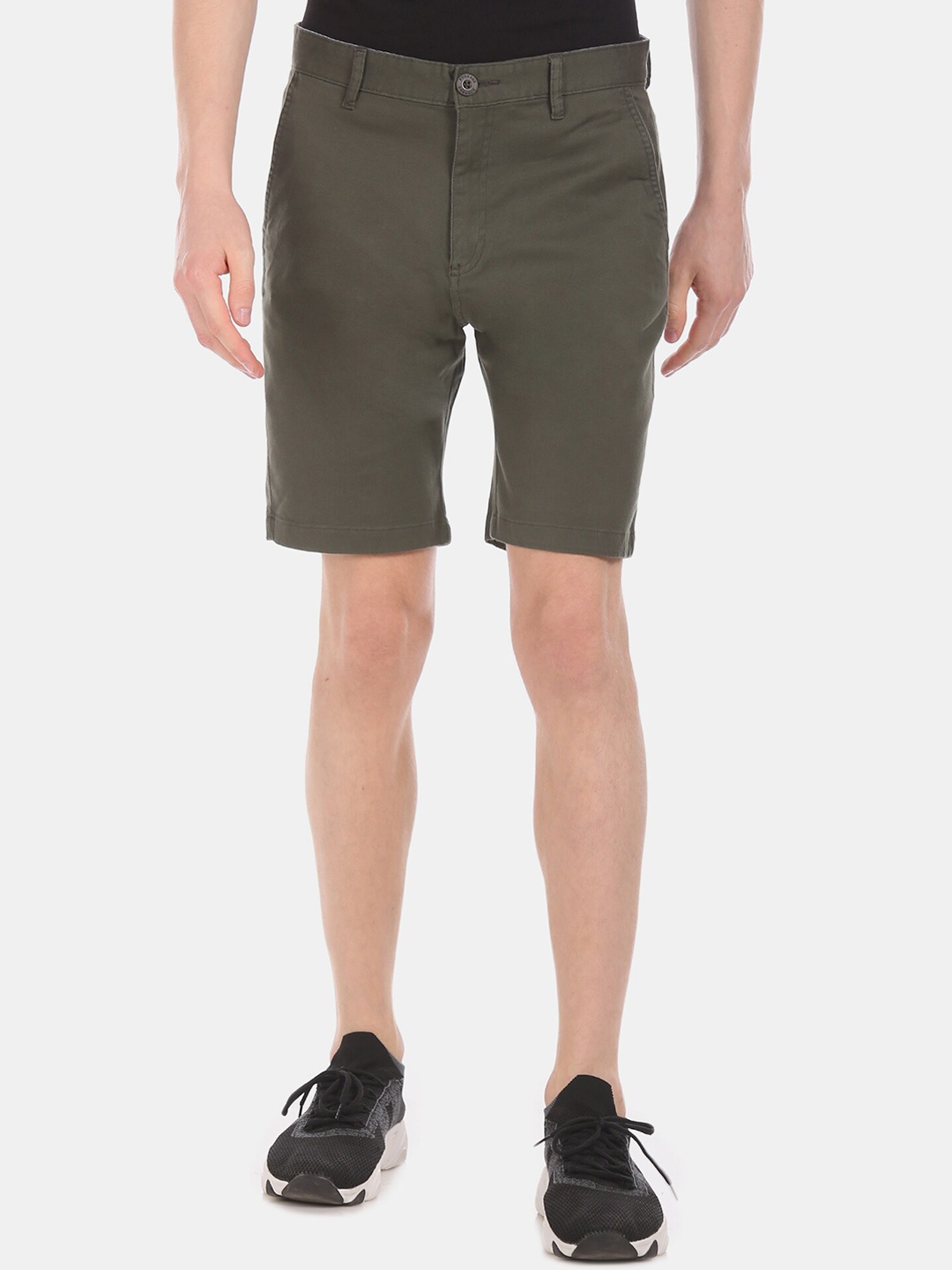 

Ruggers Men Green Chino Shorts