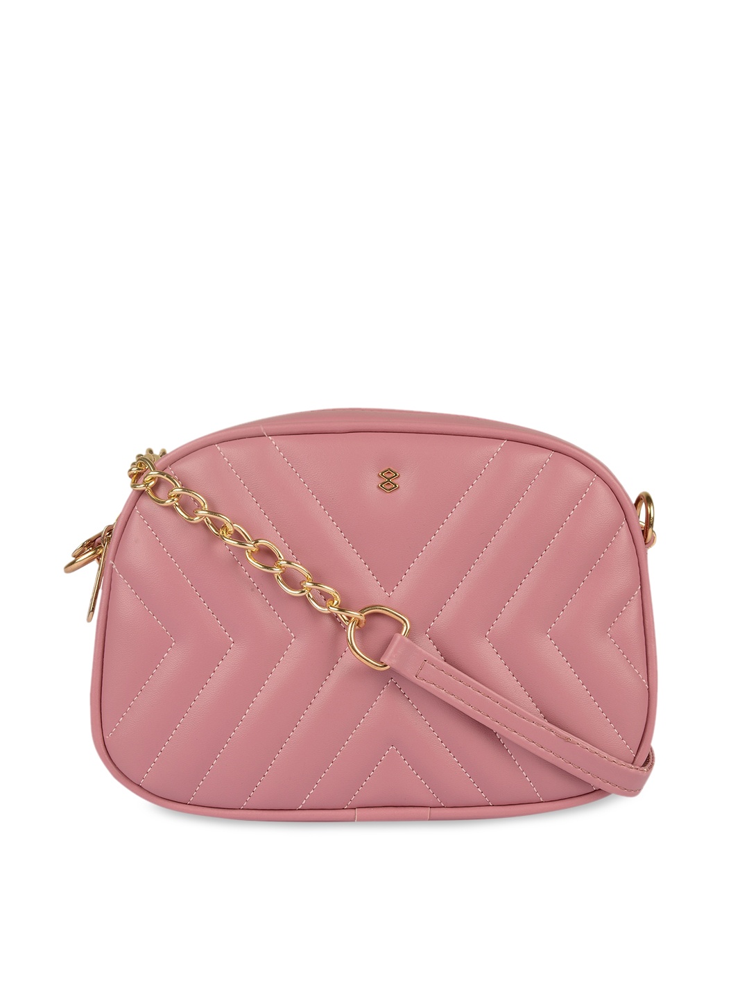 

HORRA Pink Structured Sling Bag