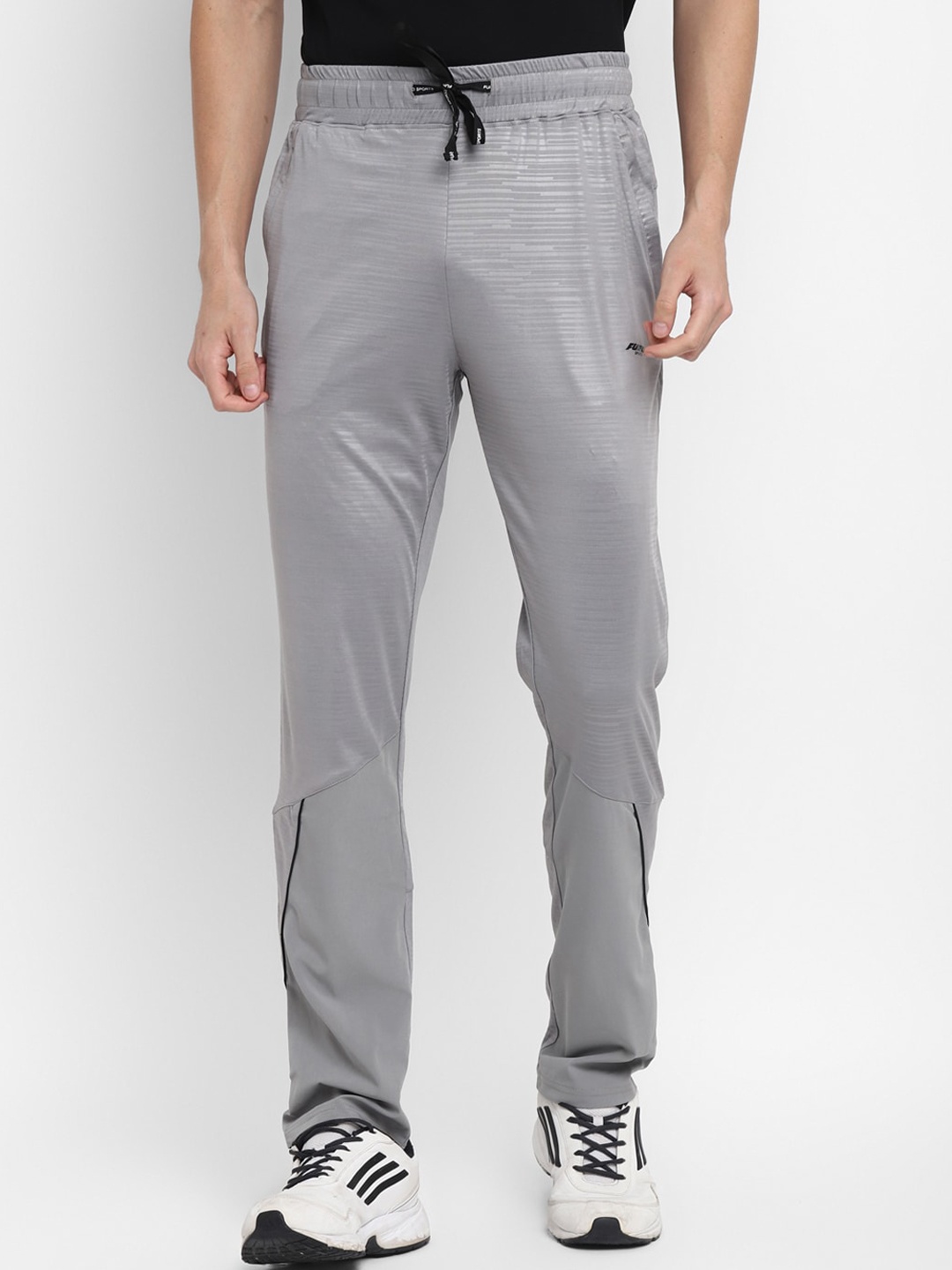 

FURO by Red Chief Men Grey Solid Track Pants