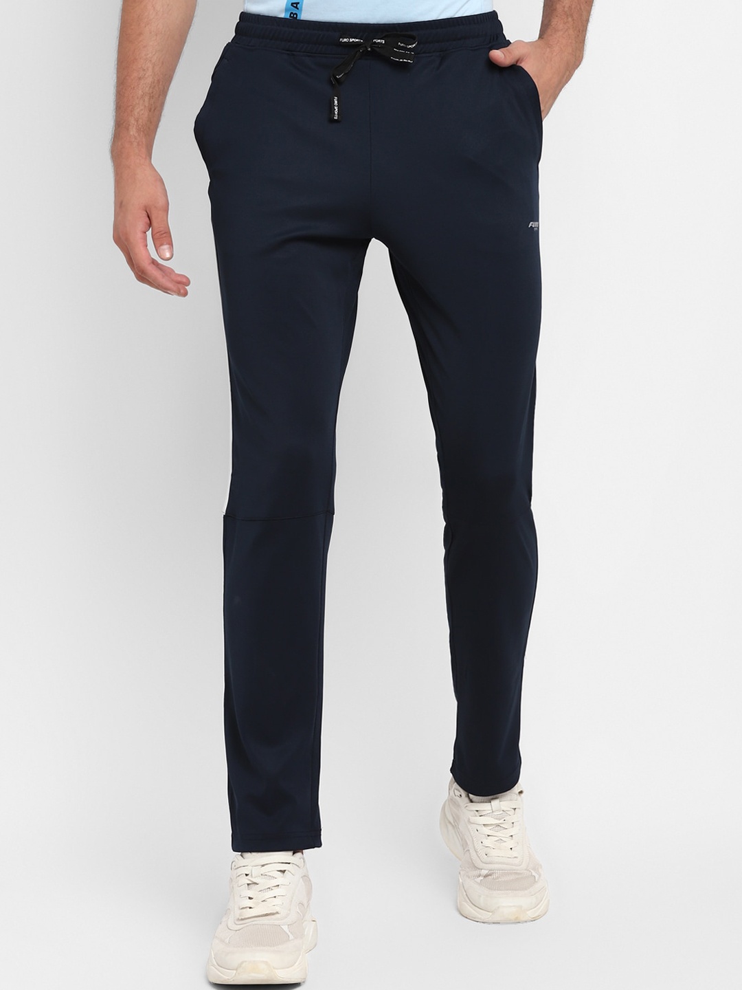 

FURO by Red Chief Men Navy Blue Solid Track Pants