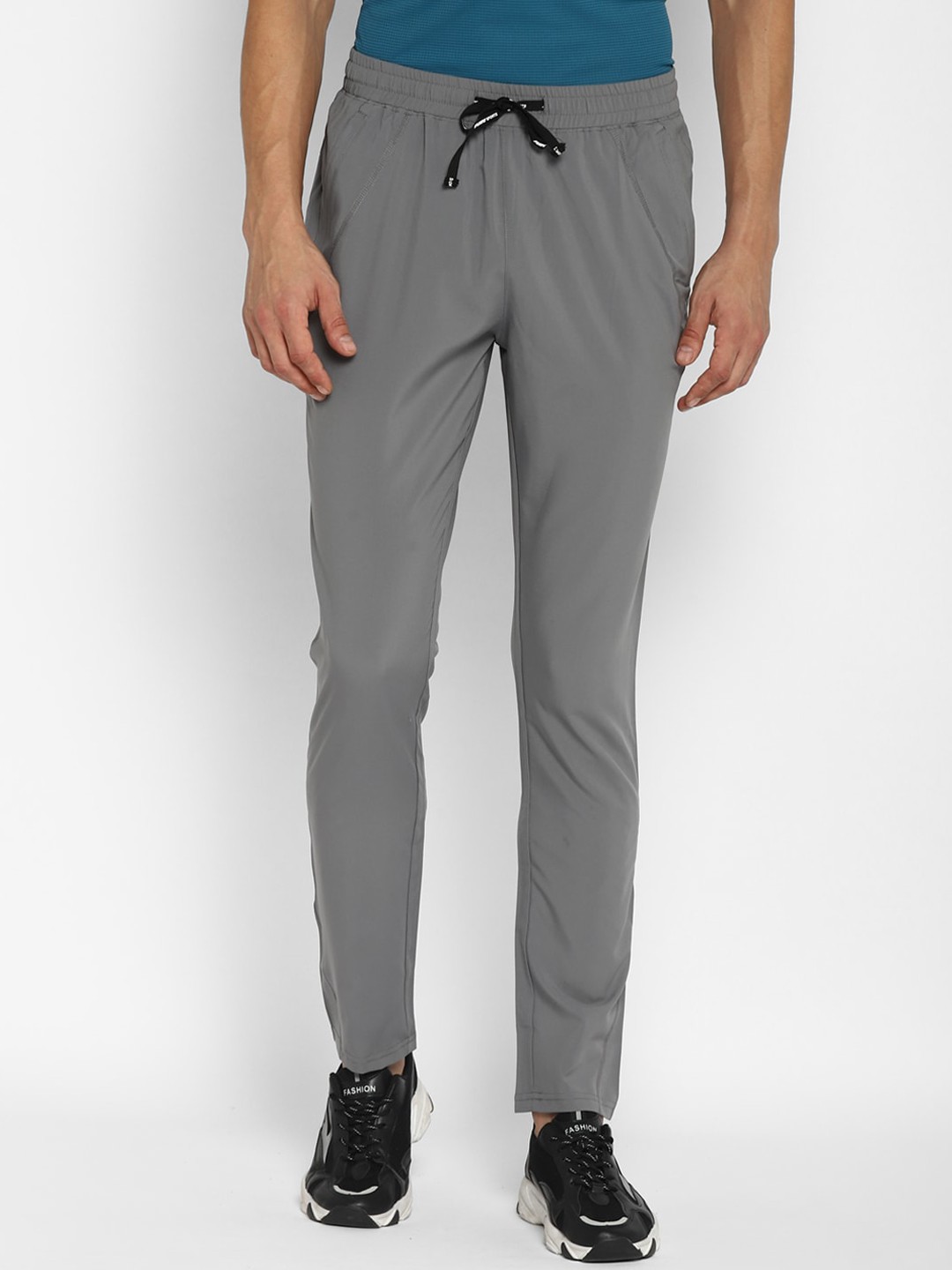 

FURO by Red Chief Men Grey Solid Track Pants