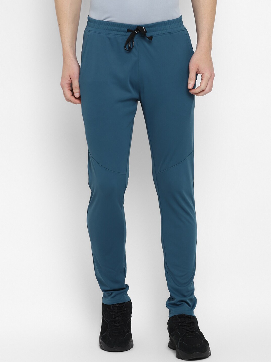 

FURO by Red Chief Men Teal Blue Solid Track Pants