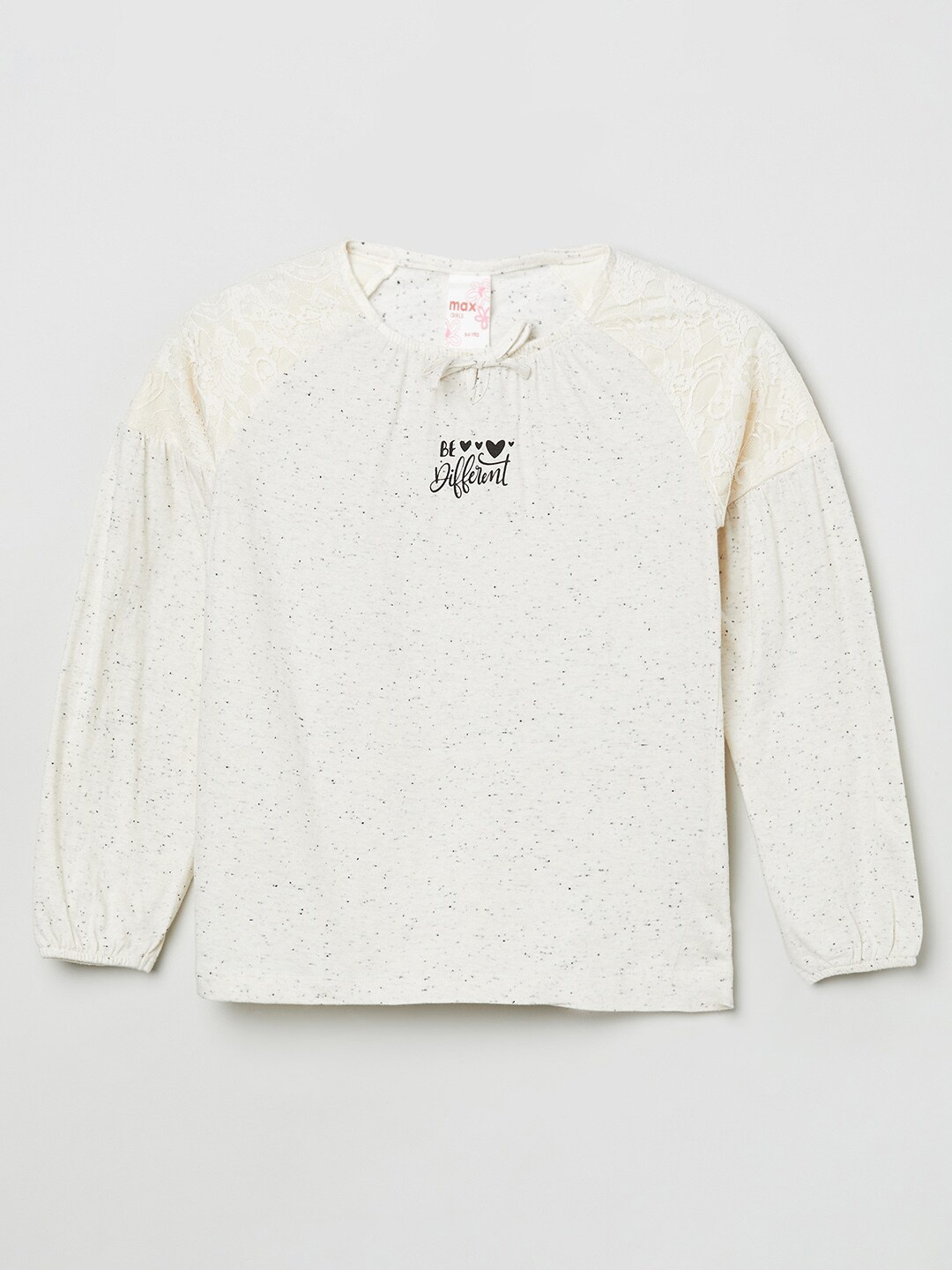

max Off White Cotton Regular Top