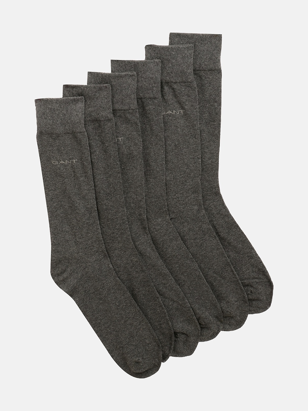 

GANT Men Pack Of 3 Black Solid Above Ankle-Length Socks