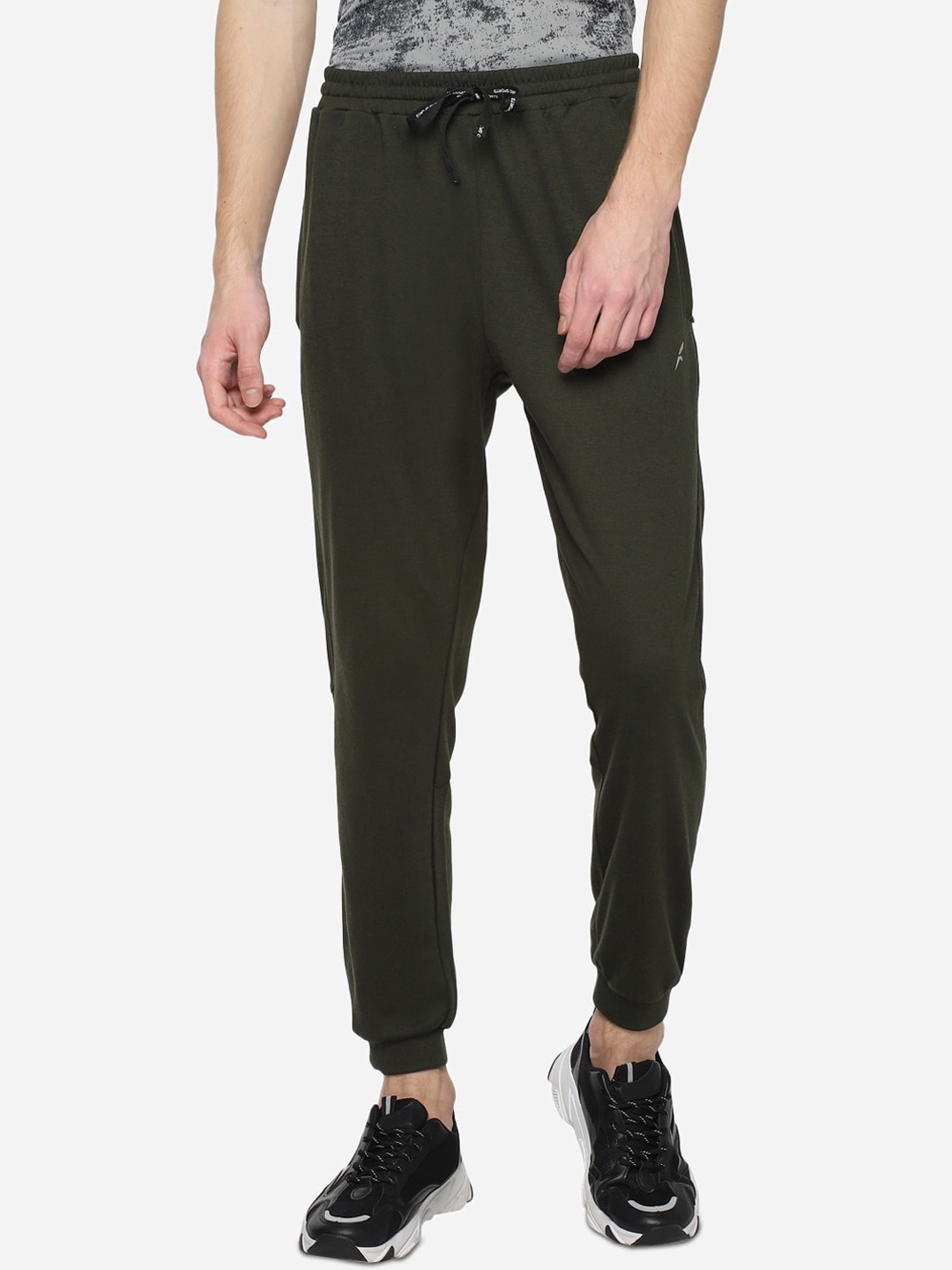 

FURO by Red Chief Men Olive Green Solid Joggers