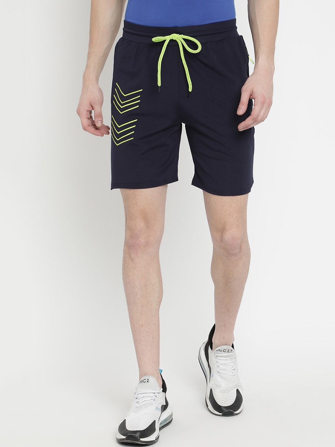 

V2 Value & Variety Men Navy Blue Cotton Sports Shorts