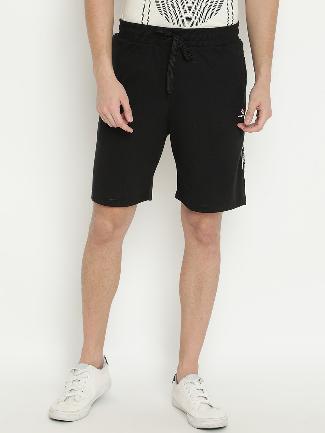 

V2 Value & Variety Men Black Cotton Regular Shorts